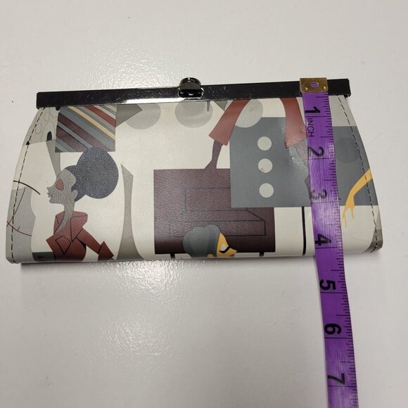 Abstract Print Thin Wallet - Picture 5 of 8